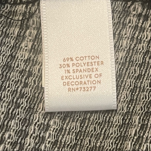 LAUREN CONRAD Cold Shoulder Tan and Black Checkered Stretch Baby Doll Mini Dress - Picture 8 of 11